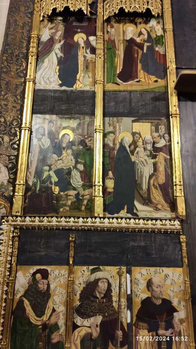 ARTE ILUMINADO. Retablo de Montenegro de Cameros